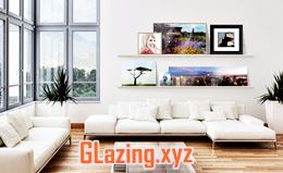 Net curtain rods for upvc windows