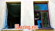 light oak double glazed windows