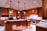 curtains for bay windows in kitchen