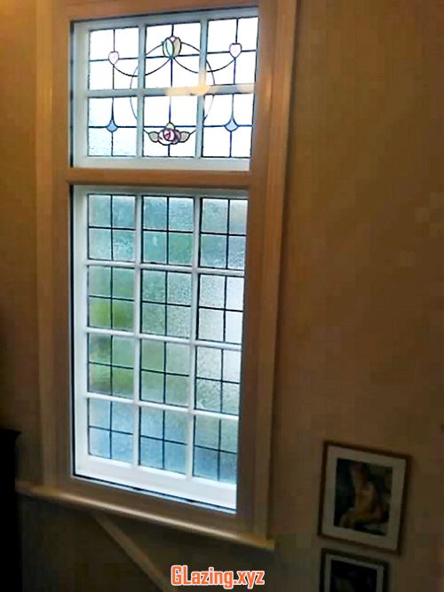 Double glazed window aluminium frame
 After Replacement