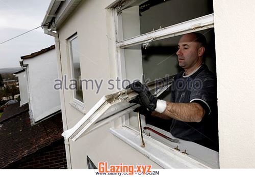 Wooden double glazed windows oxford
 After Replacement